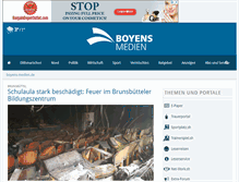 Tablet Screenshot of boyens-medien.de