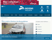 Tablet Screenshot of anzeigenblaetter.boyens-medien.de